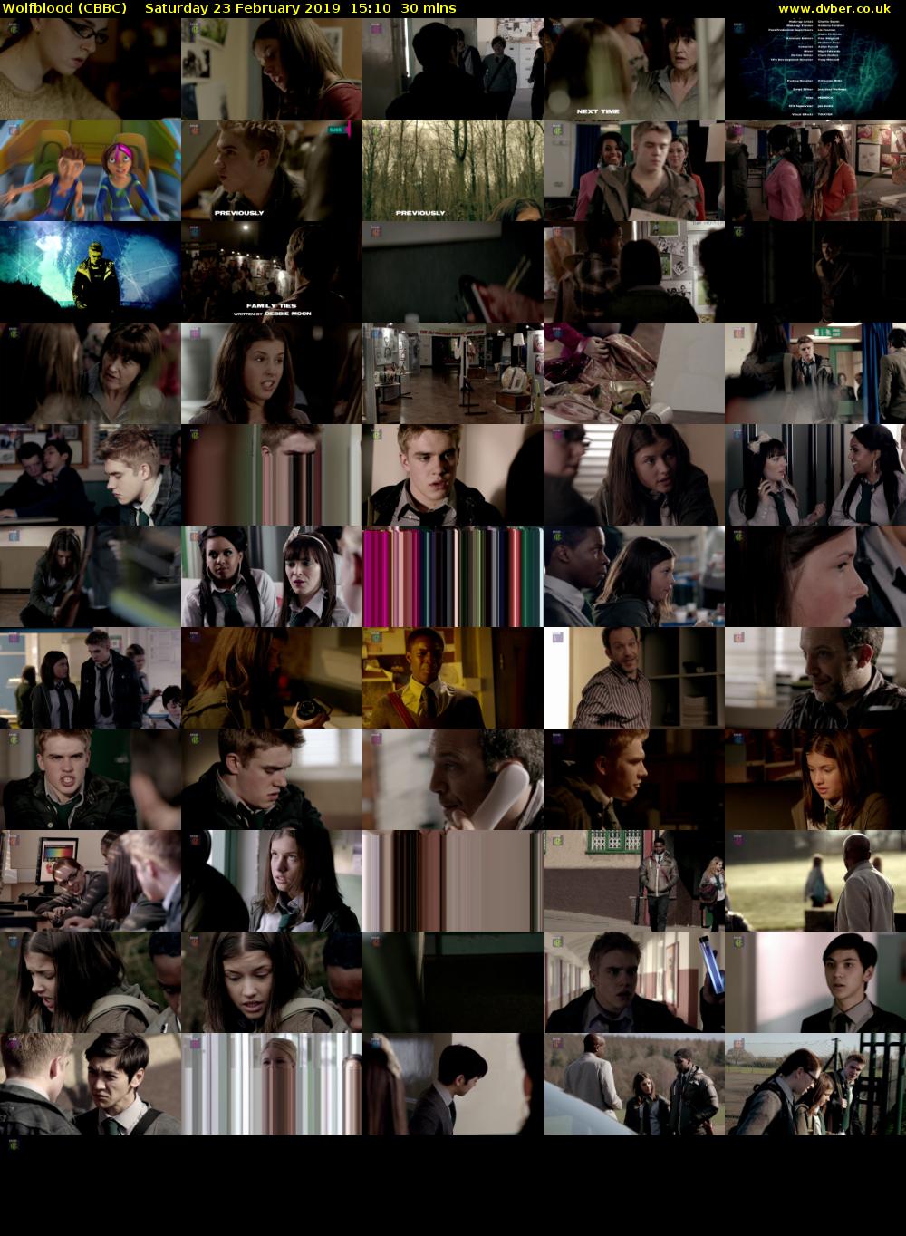 Wolfblood (CBBC) Saturday 23 February 2019 15:10 - 15:40