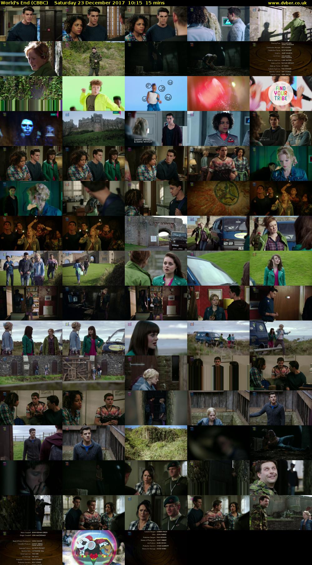 World's End (CBBC) Saturday 23 December 2017 10:15 - 10:30