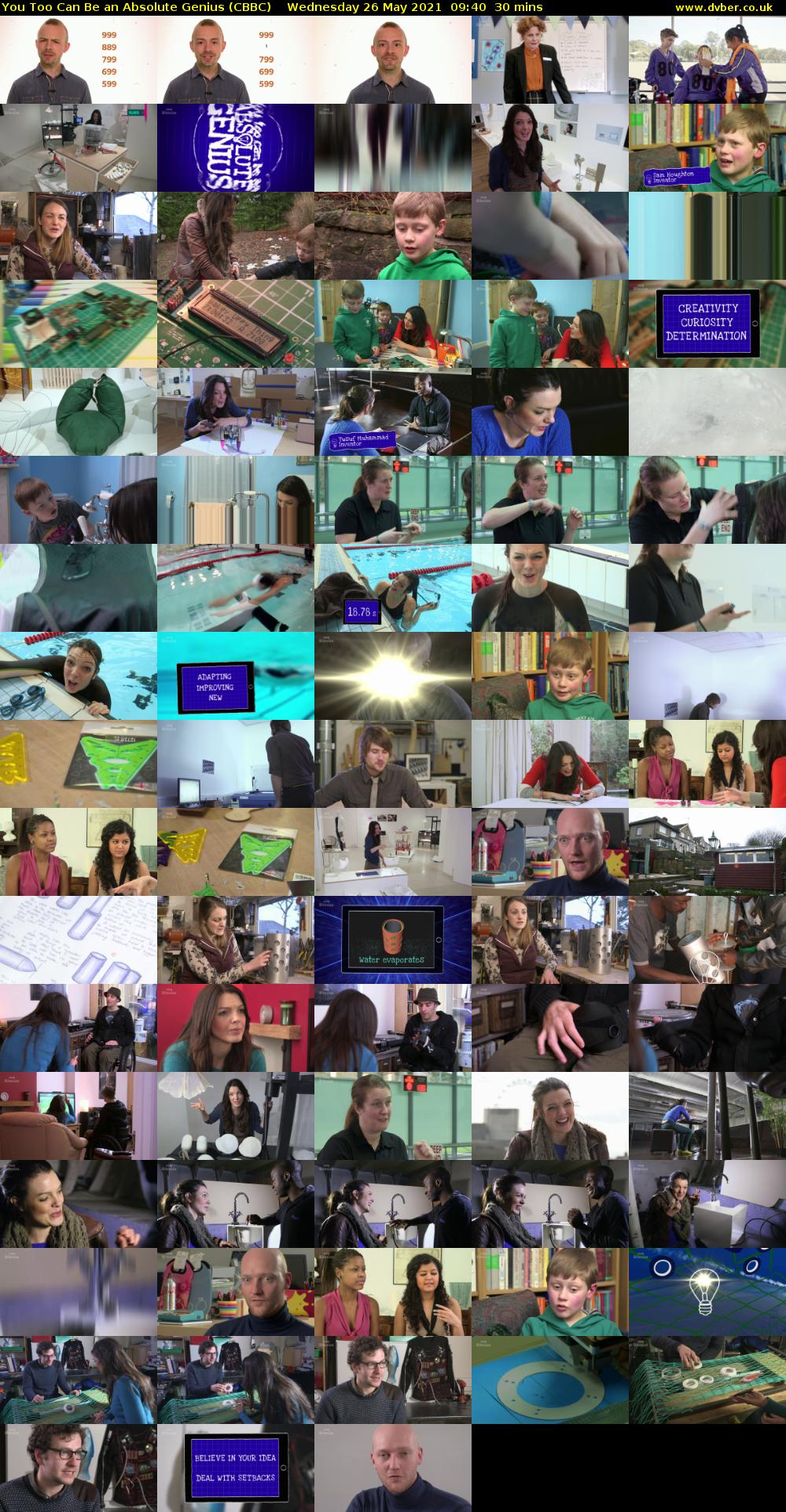 You Too Can Be an Absolute Genius (CBBC) Wednesday 26 May 2021 09:40 - 10:10