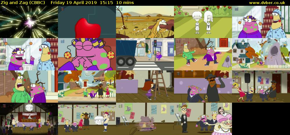 Zig and Zag (CBBC) Friday 19 April 2019 15:15 - 15:25