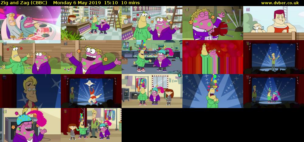 Zig and Zag (CBBC) Monday 6 May 2019 15:10 - 15:20