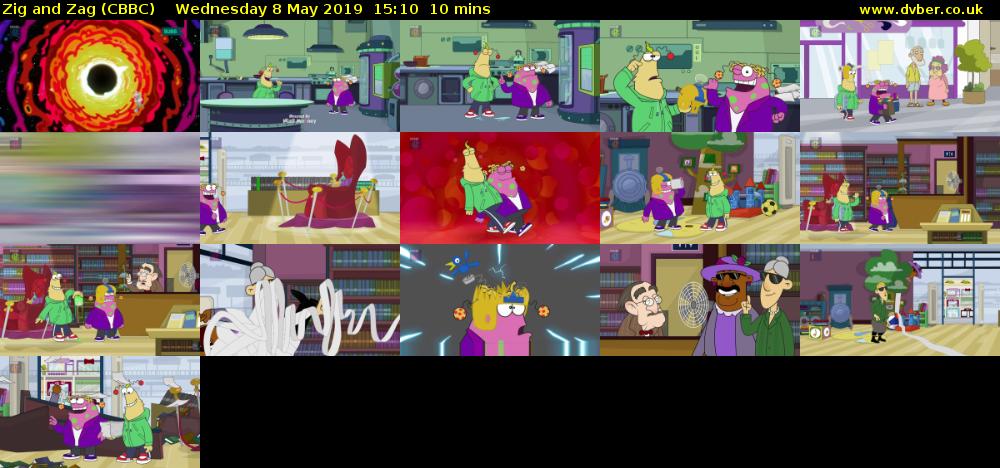 Zig and Zag (CBBC) Wednesday 8 May 2019 15:10 - 15:20