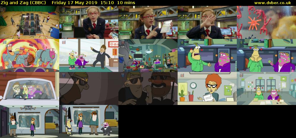Zig and Zag (CBBC) Friday 17 May 2019 15:10 - 15:20