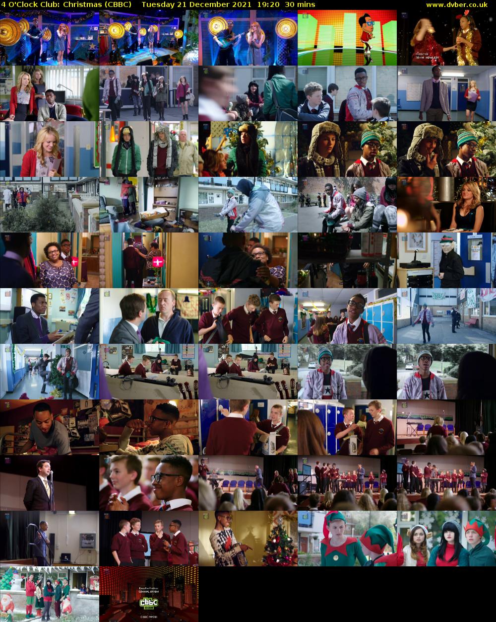 4 O'Clock Club: Christmas (CBBC) Tuesday 21 December 2021 19:20 - 19:50