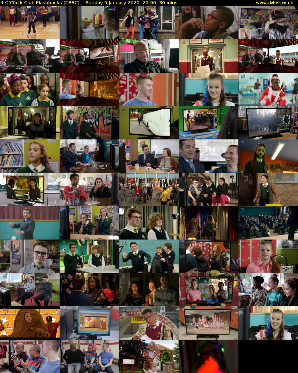 4 O'Clock Club Flashbacks (CBBC) Sunday 5 January 2020 20:00 - 20:30