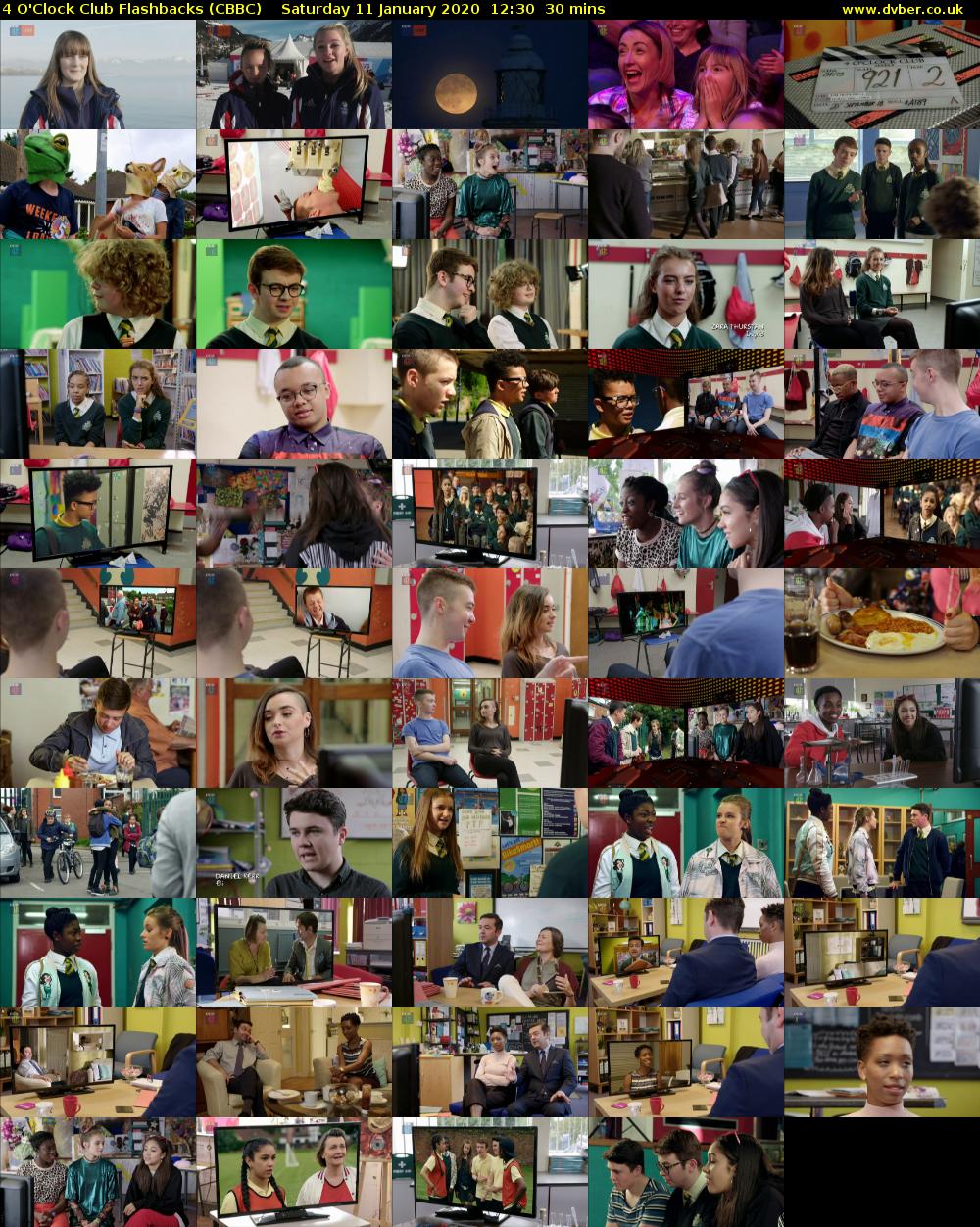 4 O'Clock Club Flashbacks (CBBC) Saturday 11 January 2020 12:30 - 13:00