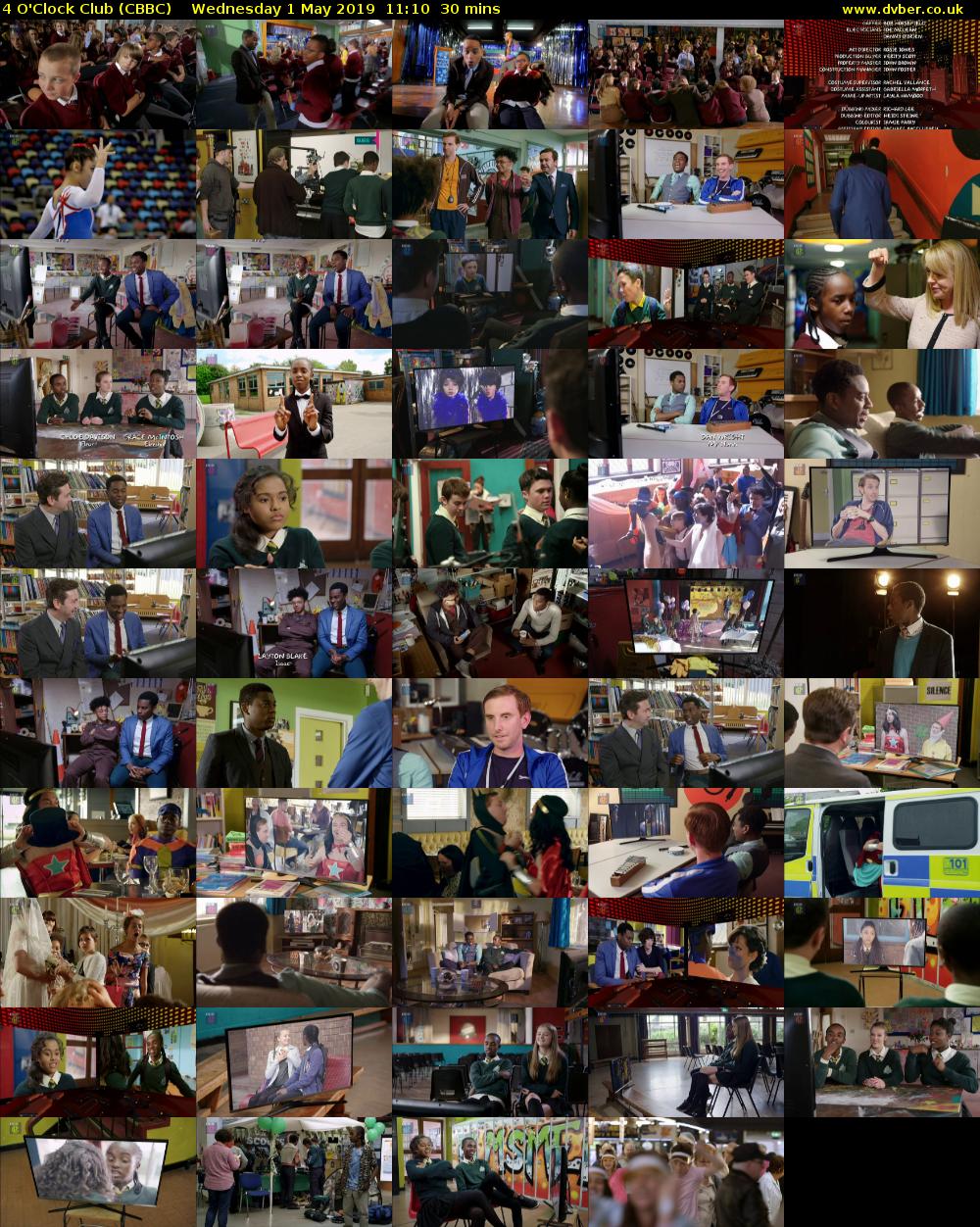 4 O'Clock Club (CBBC) Wednesday 1 May 2019 11:10 - 11:40