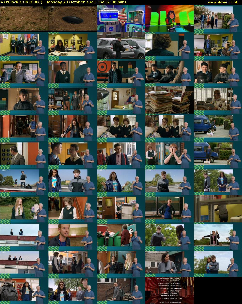 4 O'Clock Club (CBBC) Monday 23 October 2023 14:05 - 14:35
