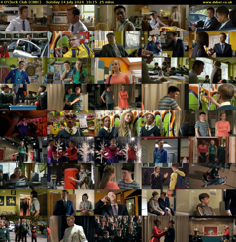 4 O'Clock Club (CBBC) Sunday 14 July 2024 16:15 - 16:40