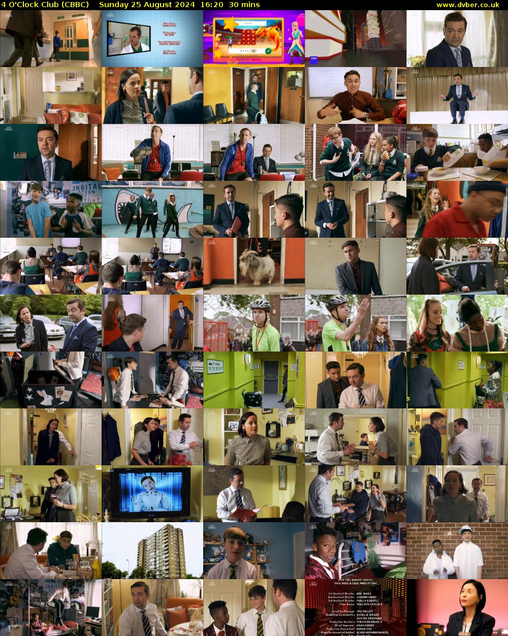 4 O'Clock Club (CBBC) Sunday 25 August 2024 16:20 - 16:50