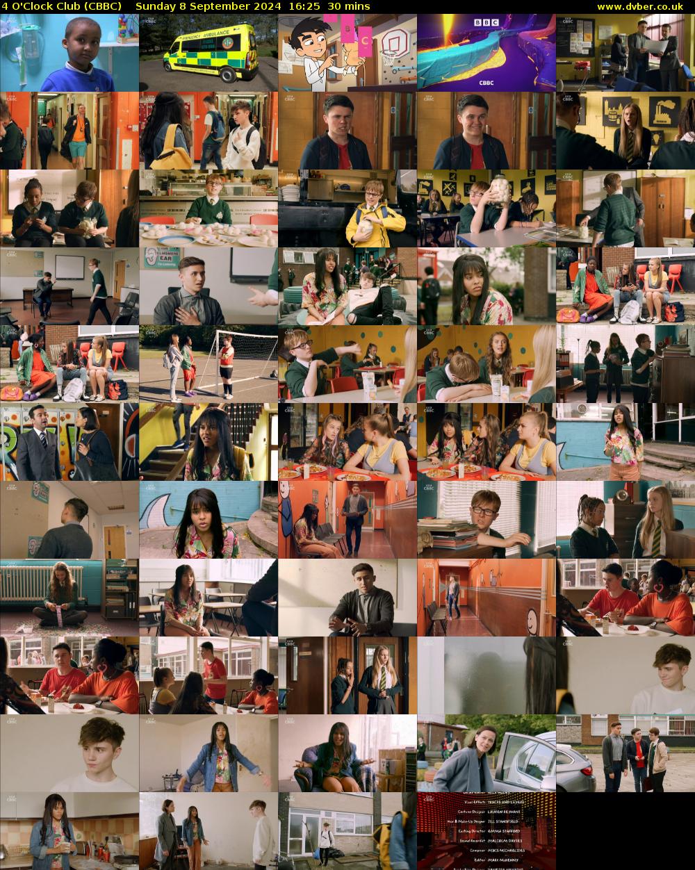 4 O'Clock Club (CBBC) Sunday 8 September 2024 16:25 - 16:55