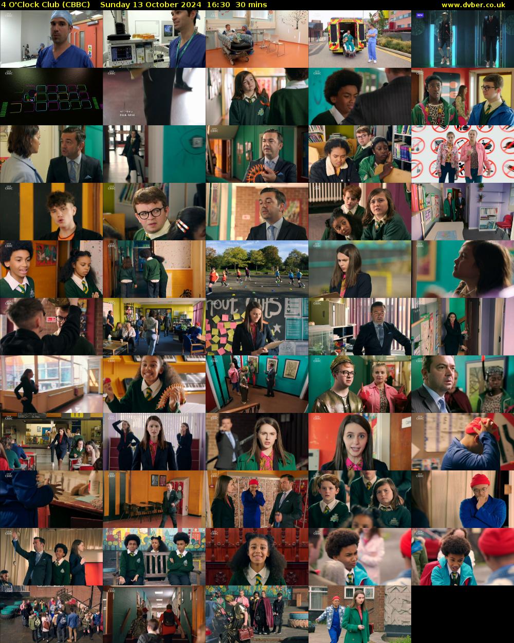 4 O'Clock Club (CBBC) Sunday 13 October 2024 16:30 - 17:00