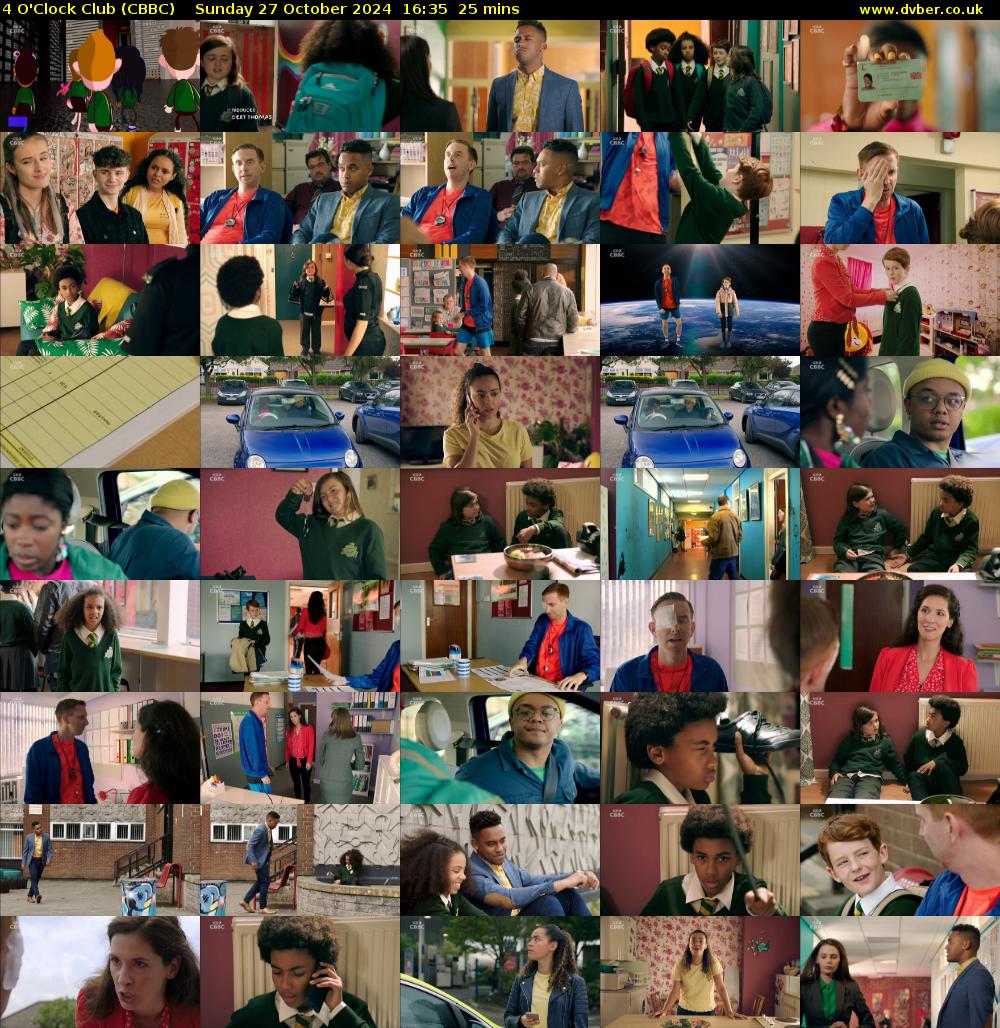 4 O'Clock Club (CBBC) Sunday 27 October 2024 16:35 - 17:00