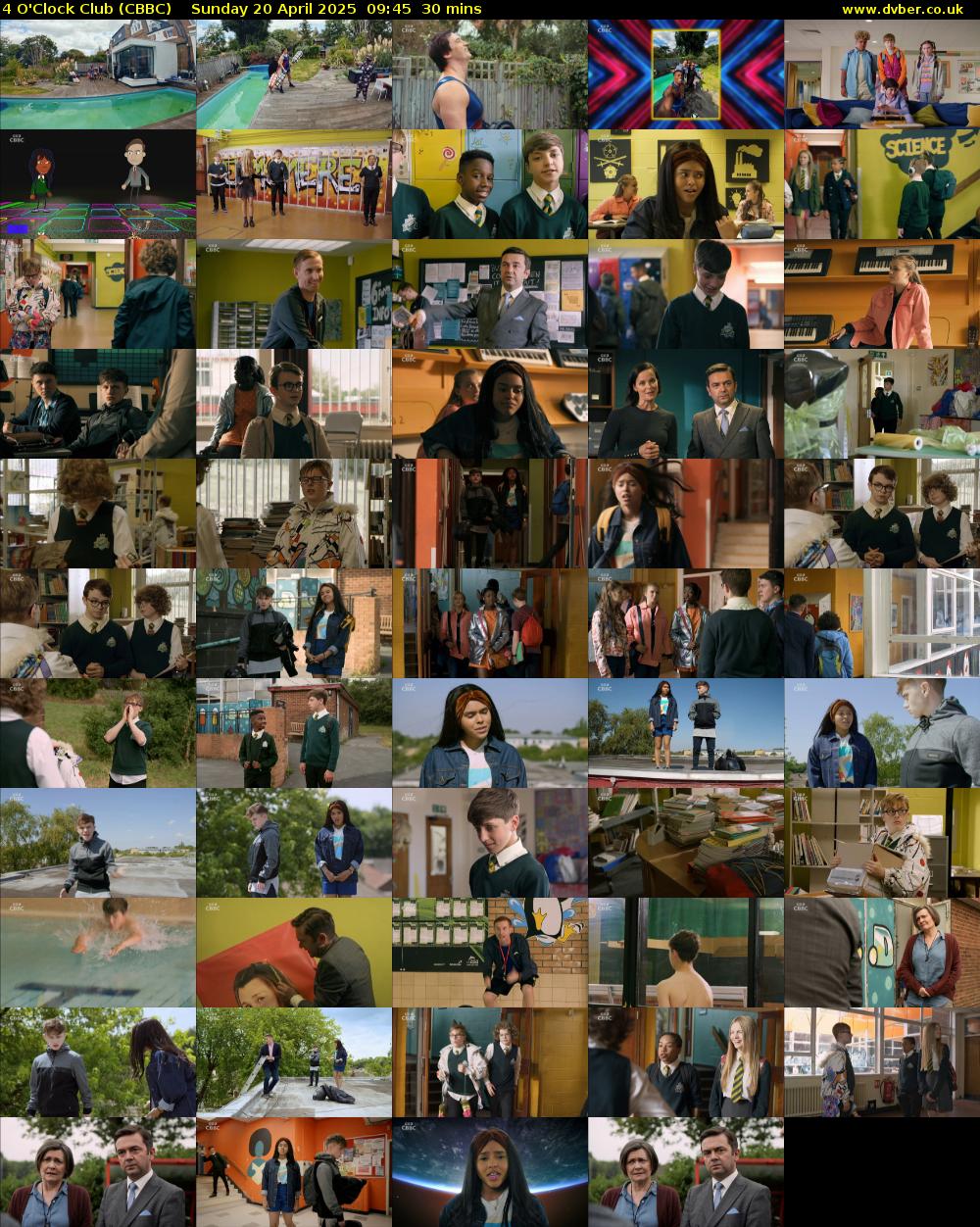 4 O'Clock Club (CBBC) Sunday 20 April 2025 09:45 - 10:15