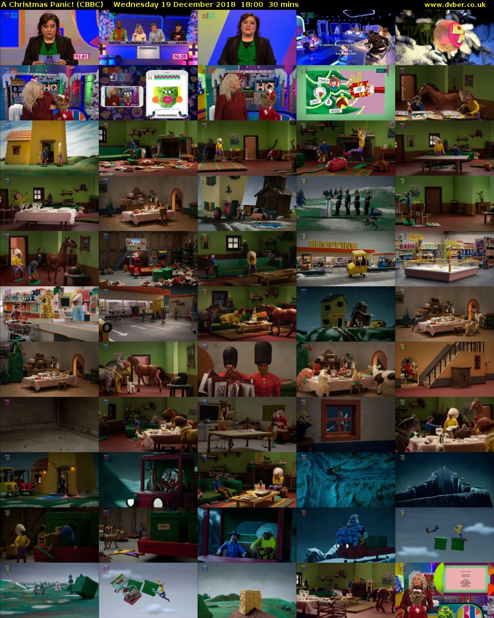A Christmas Panic! (CBBC) Wednesday 19 December 2018 18:00 - 18:30