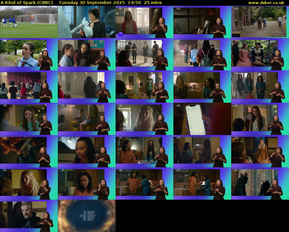 A Kind of Spark (CBBC) Tuesday 30 September 2025 14:50 - 15:15