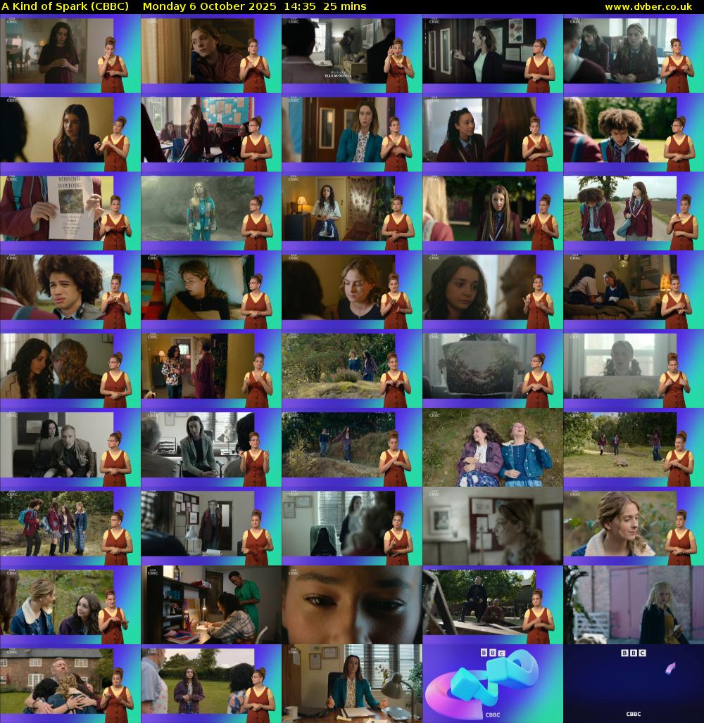 A Kind of Spark (CBBC) Monday 6 October 2025 14:35 - 15:00