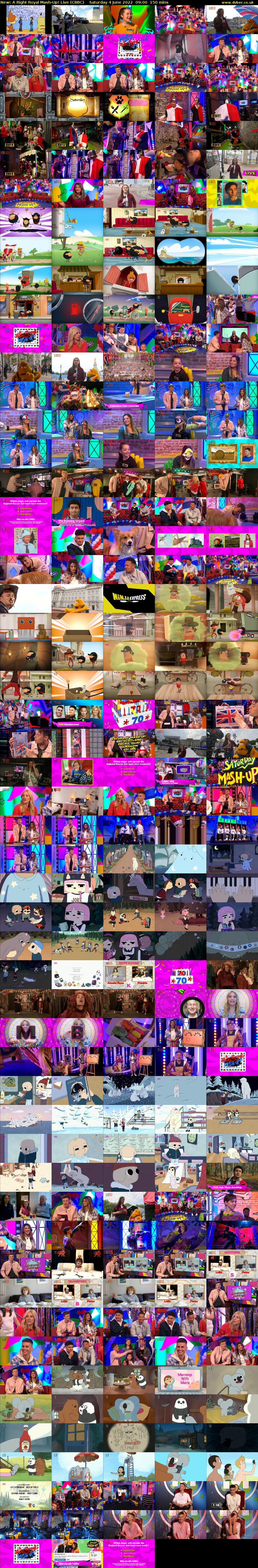 A Right Royal Mash-Up! Live (CBBC) Saturday 4 June 2022 09:00 - 11:30