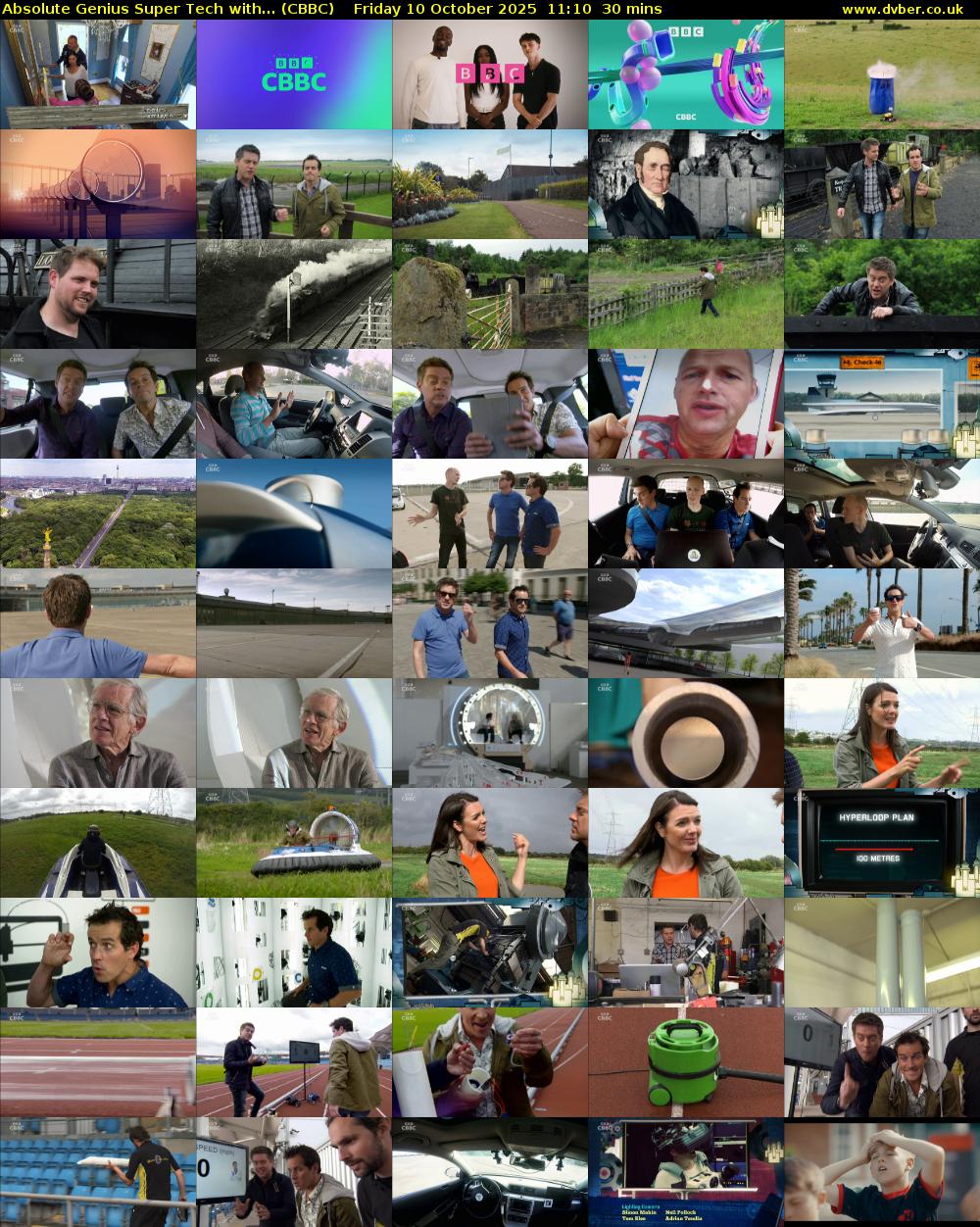 Absolute Genius Super Tech with... (CBBC) Friday 10 October 2025 11:10 - 11:40