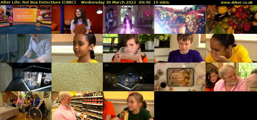 After Life: Rot Box Detectives (CBBC) Wednesday 30 March 2022 09:40 - 09:50