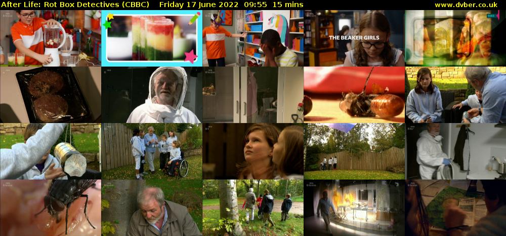 After Life: Rot Box Detectives (CBBC) Friday 17 June 2022 09:55 - 10:10