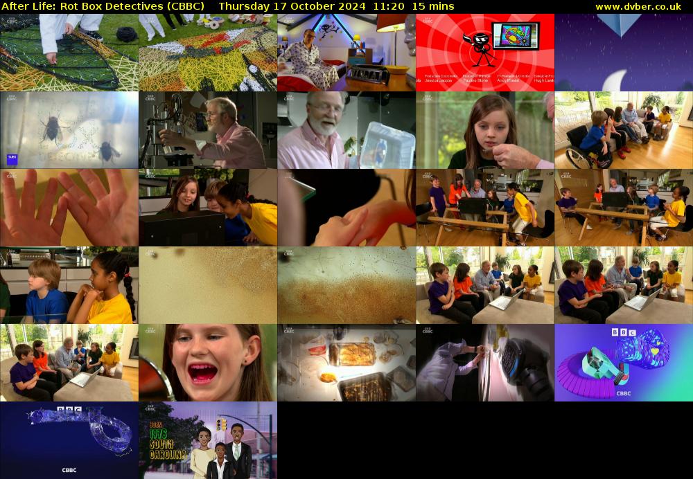 After Life: Rot Box Detectives (CBBC) Thursday 17 October 2024 11:20 - 11:35