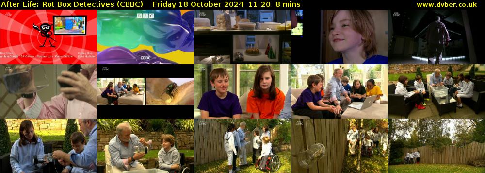 After Life: Rot Box Detectives (CBBC) Friday 18 October 2024 11:20 - 11:28