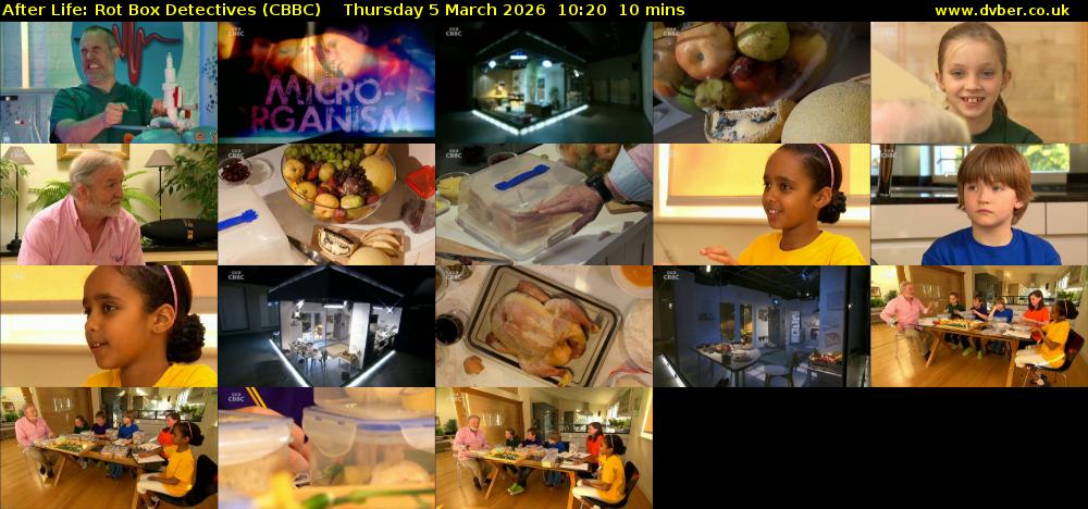 After Life: Rot Box Detectives (CBBC) Thursday 5 March 2026 10:20 - 10:30