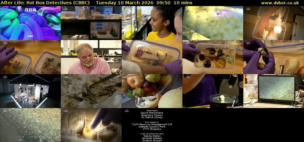 After Life: Rot Box Detectives (CBBC) Tuesday 10 March 2026 09:50 - 10:00
