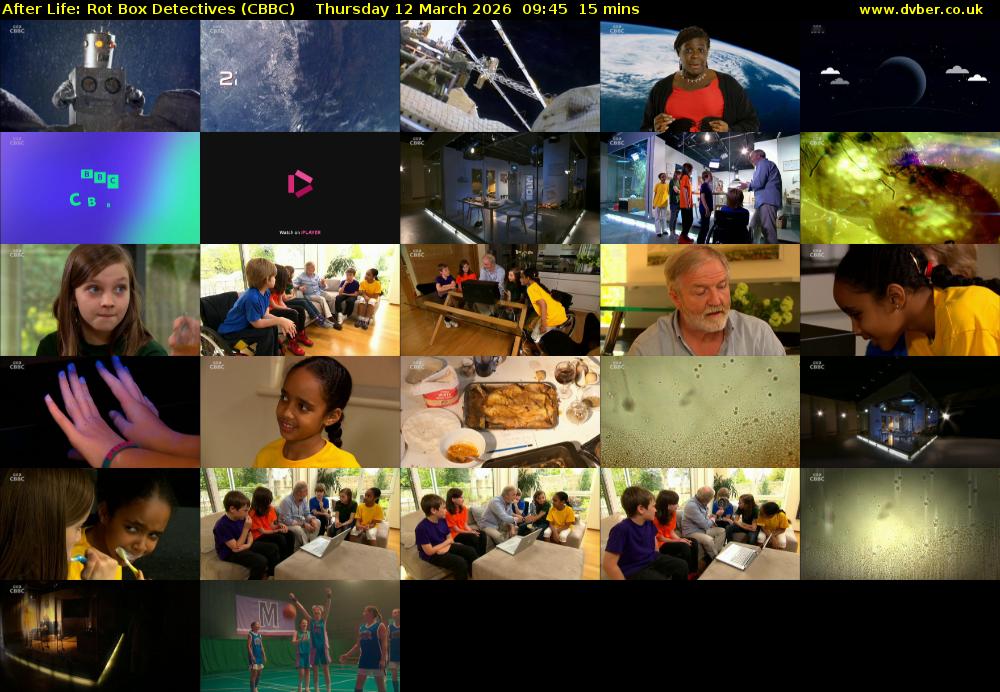 After Life: Rot Box Detectives (CBBC) Thursday 12 March 2026 09:45 - 10:00