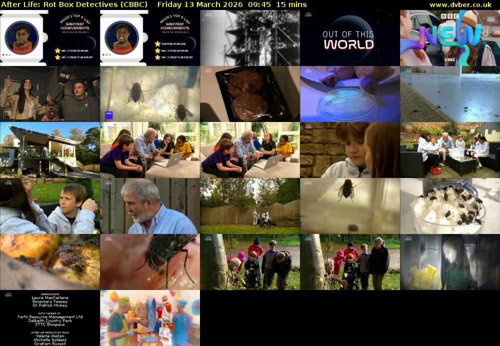 After Life: Rot Box Detectives (CBBC) Friday 13 March 2026 09:45 - 10:00