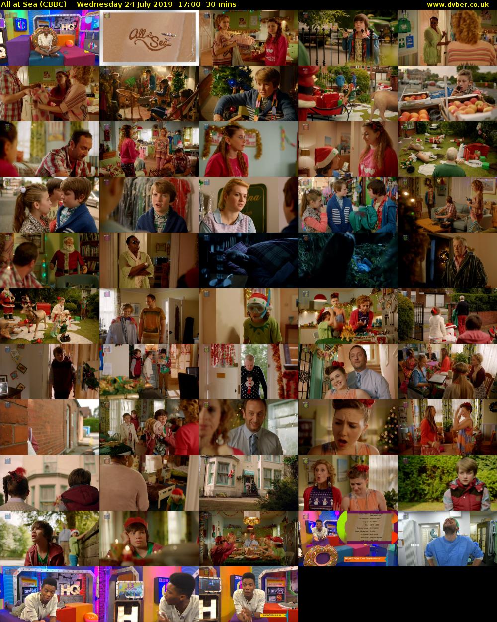 All At Sea (CBBC) Wednesday 24 July 2019 17:00 - 17:30