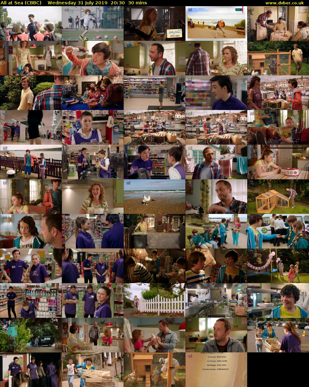 All At Sea (CBBC) Wednesday 31 July 2019 20:30 - 21:00