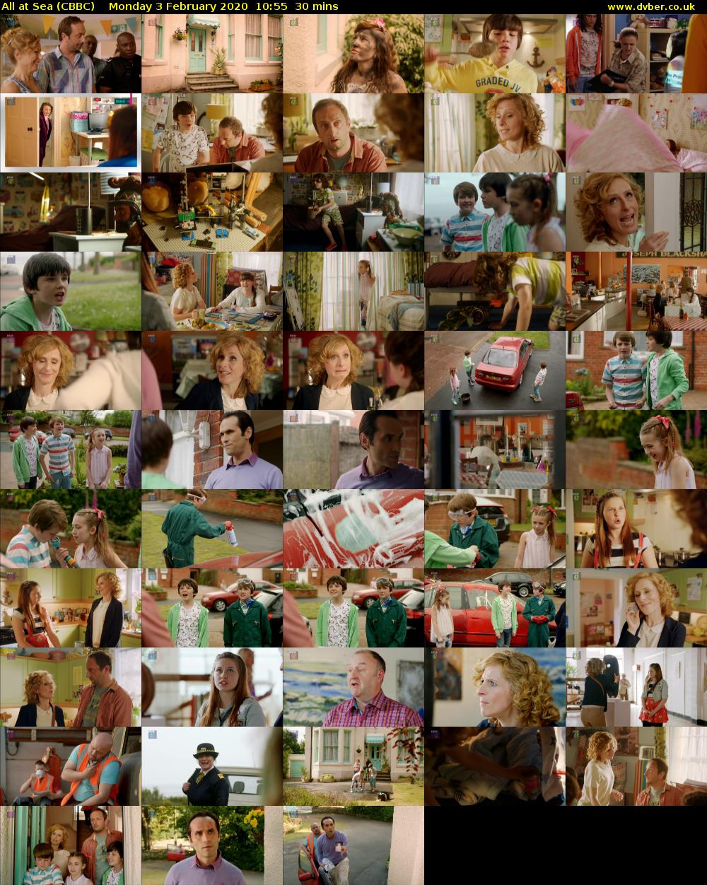 All At Sea (CBBC) Monday 3 February 2020 10:55 - 11:25