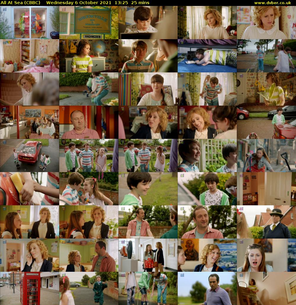 All At Sea (CBBC) Wednesday 6 October 2021 13:25 - 13:50