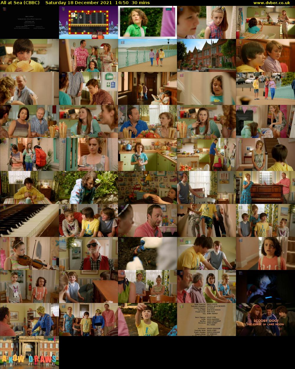 All At Sea (CBBC) Saturday 18 December 2021 14:50 - 15:20