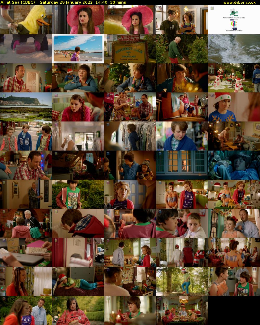 All At Sea (CBBC) Saturday 29 January 2022 14:40 - 15:10