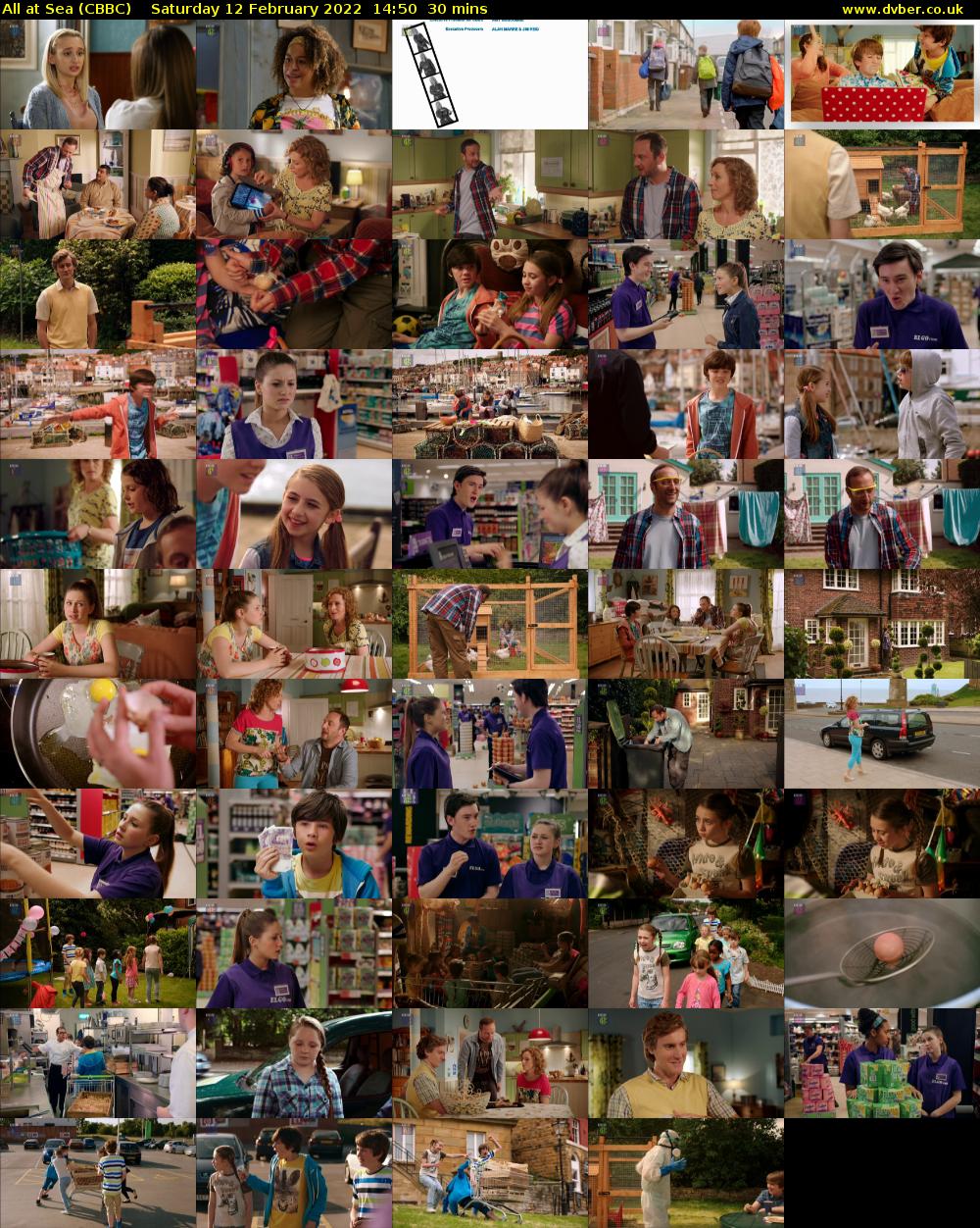 All At Sea (CBBC) Saturday 12 February 2022 14:50 - 15:20