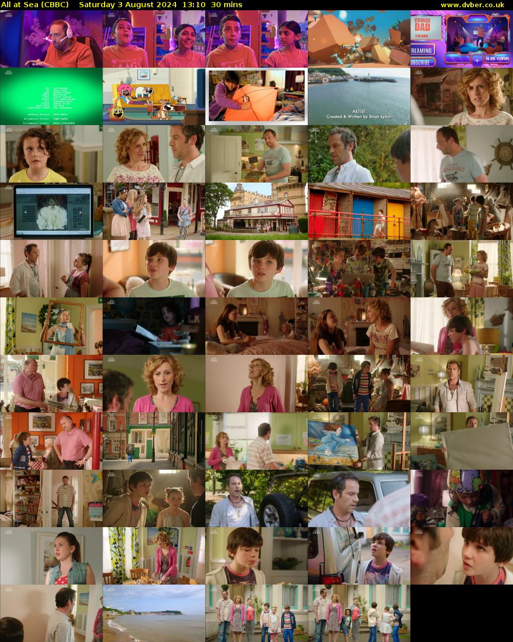 All At Sea (CBBC) Saturday 3 August 2024 13:10 - 13:40