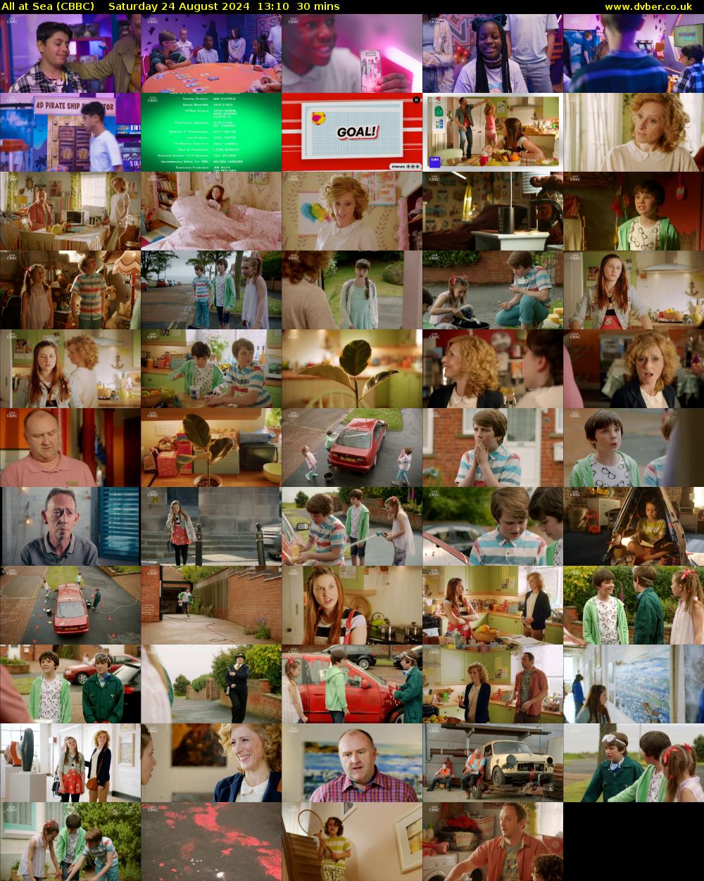 All At Sea (CBBC) Saturday 24 August 2024 13:10 - 13:40