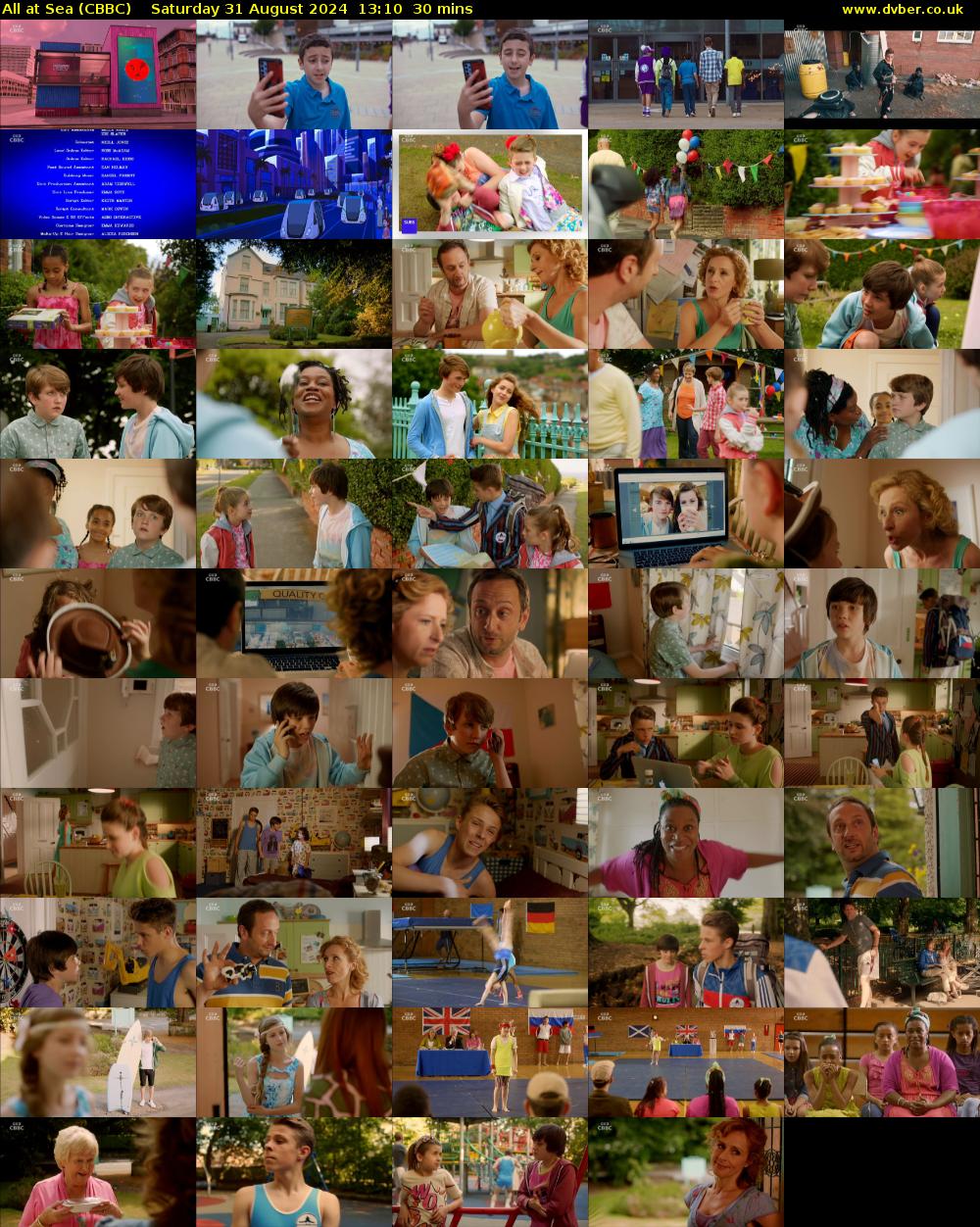 All At Sea (CBBC) Saturday 31 August 2024 13:10 - 13:40