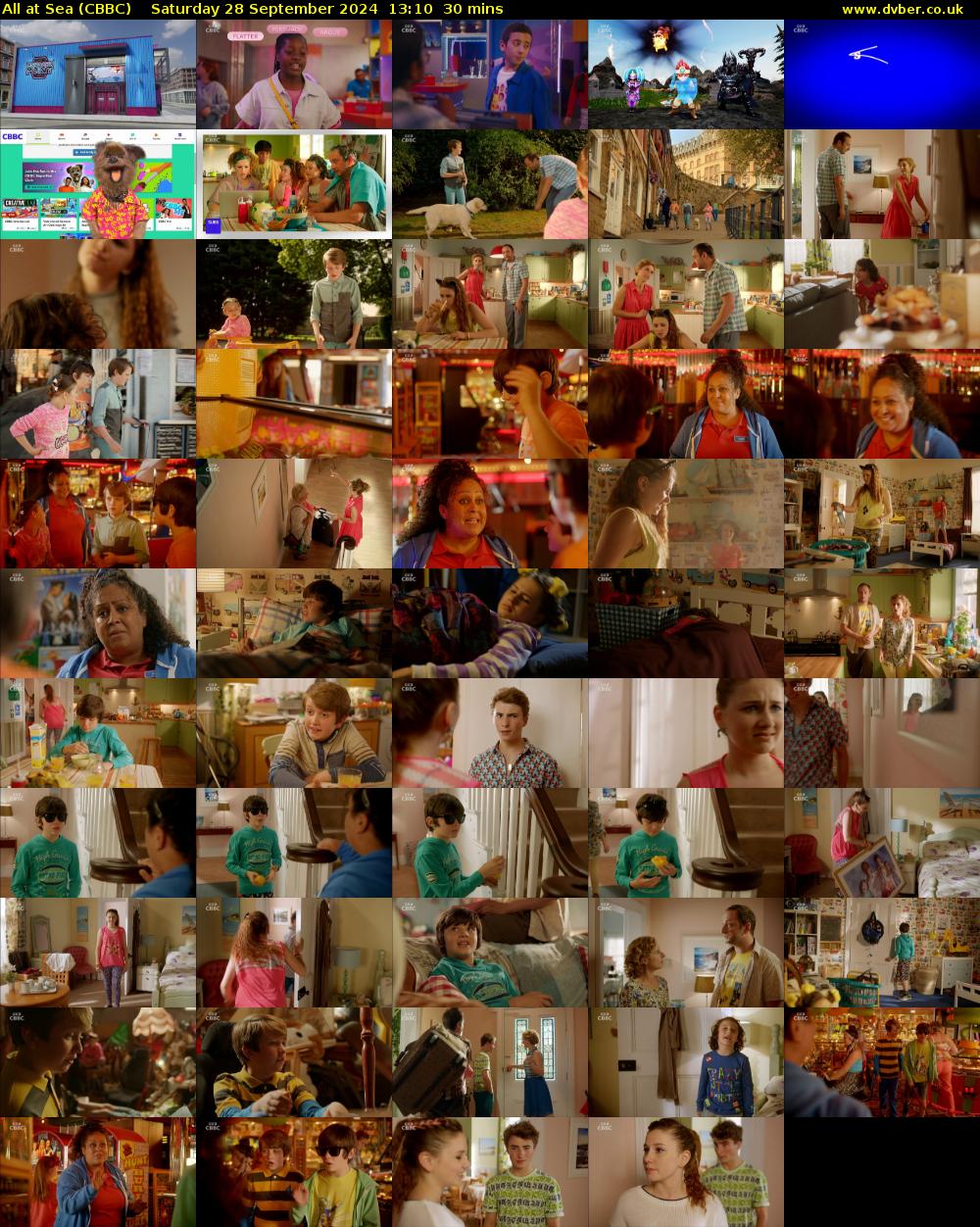 All At Sea (CBBC) Saturday 28 September 2024 13:10 - 13:40
