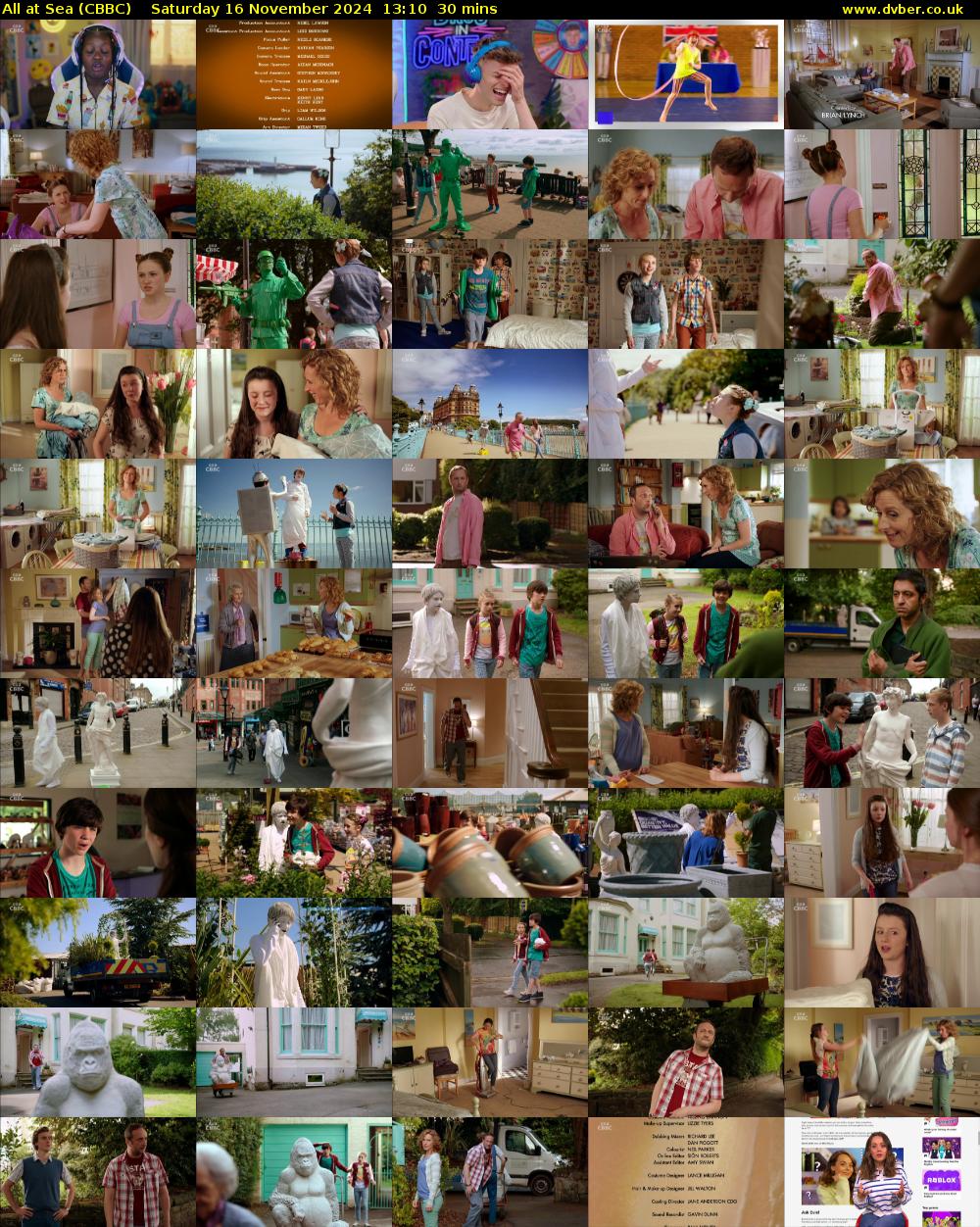 All At Sea (CBBC) Saturday 16 November 2024 13:10 - 13:40