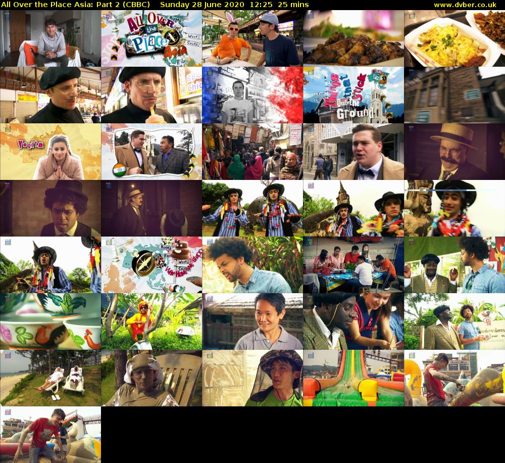 All Over the Place Asia: Part 2 (CBBC) Sunday 28 June 2020 12:25 - 12:50