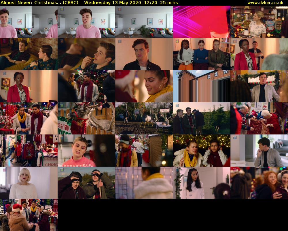 Almost Never: Christmas... (CBBC) Wednesday 13 May 2020 12:20 - 12:45