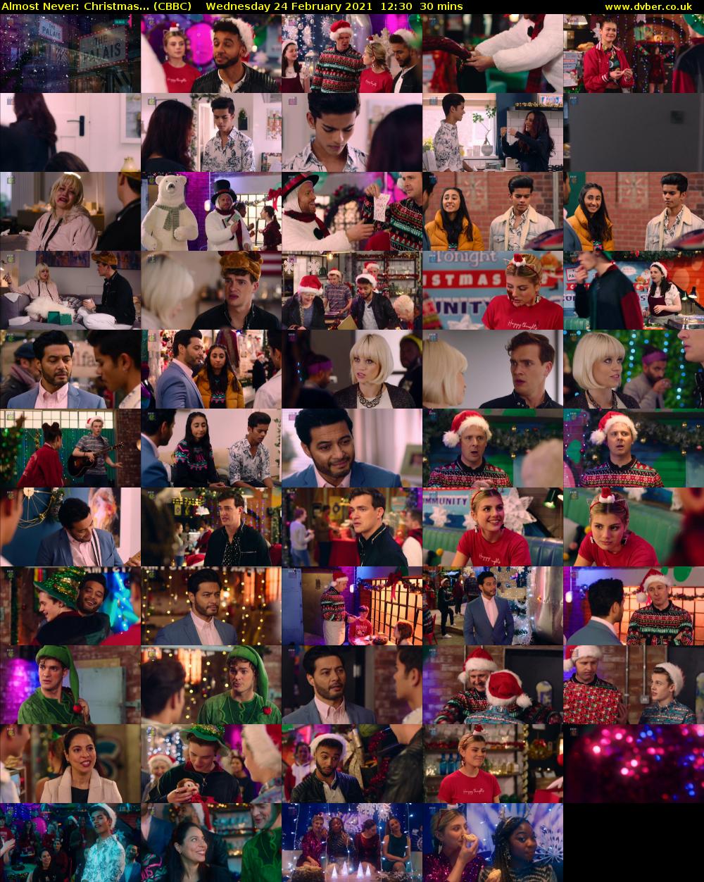 Almost Never: Christmas... (CBBC) Wednesday 24 February 2021 12:30 - 13:00