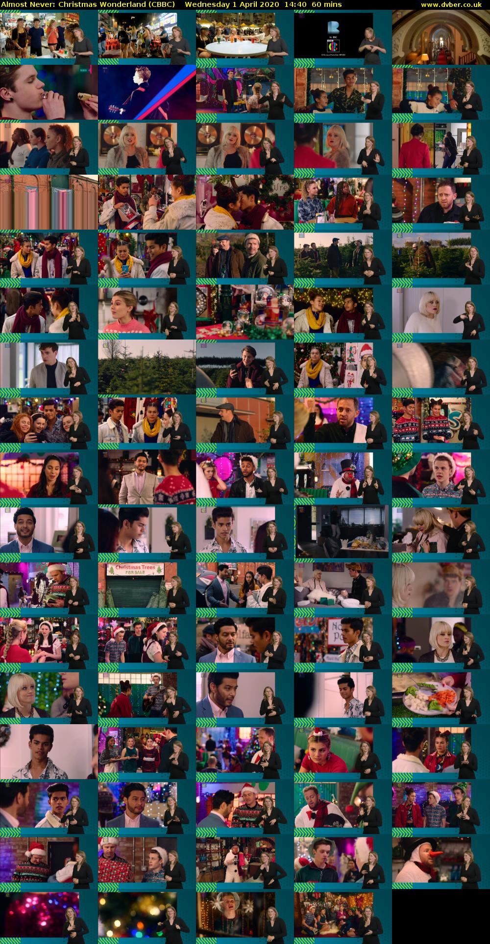 Almost Never: Christmas Wonderland (CBBC) Wednesday 1 April 2020 14:40 - 15:40