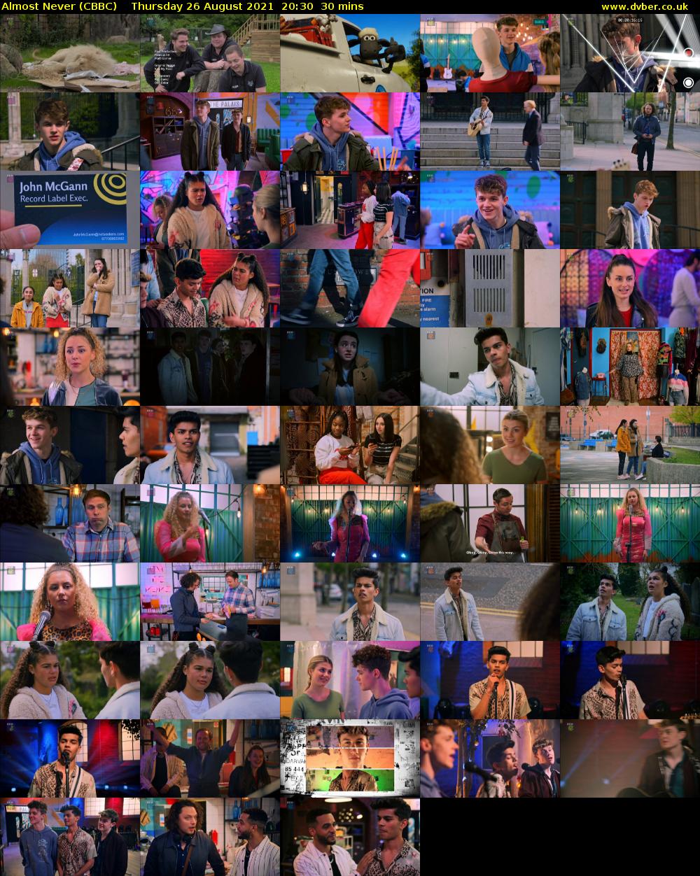 Almost Never (CBBC) Thursday 26 August 2021 20:30 - 21:00