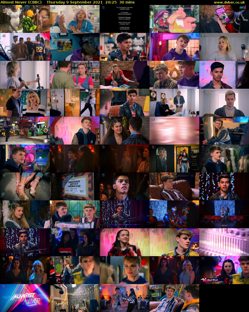 Almost Never (CBBC) Thursday 9 September 2021 20:25 - 20:55
