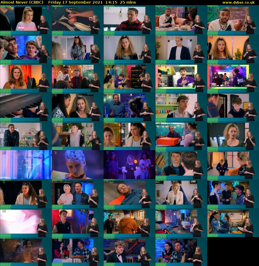Almost Never (CBBC) Friday 17 September 2021 14:15 - 14:40